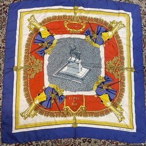 Hermes Versailles Le Pave Du Roy Silk Scarf
